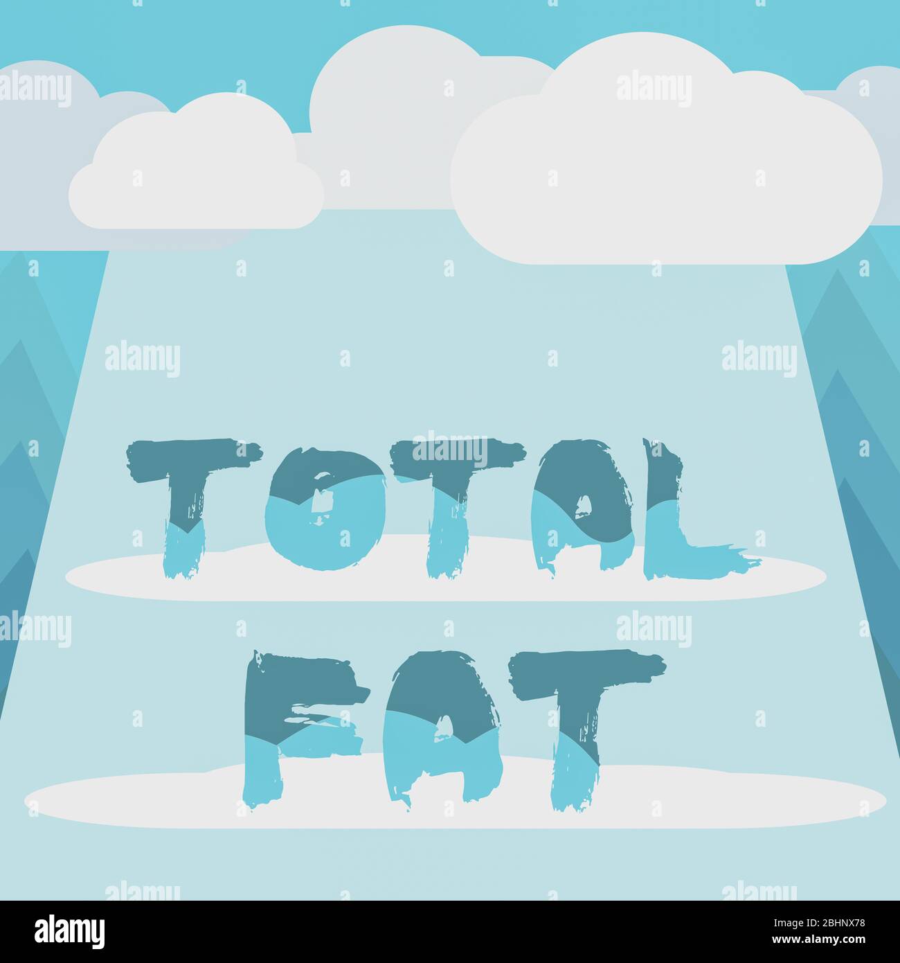 Conceptual hand writing showing Total Fat. Concept meaning combined ...