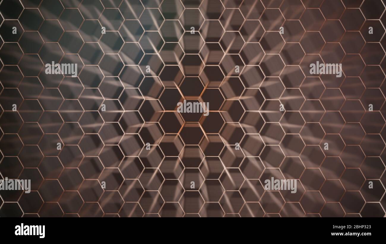 Colorfull hexagonal texture. Abstract background for design. Stock Photo