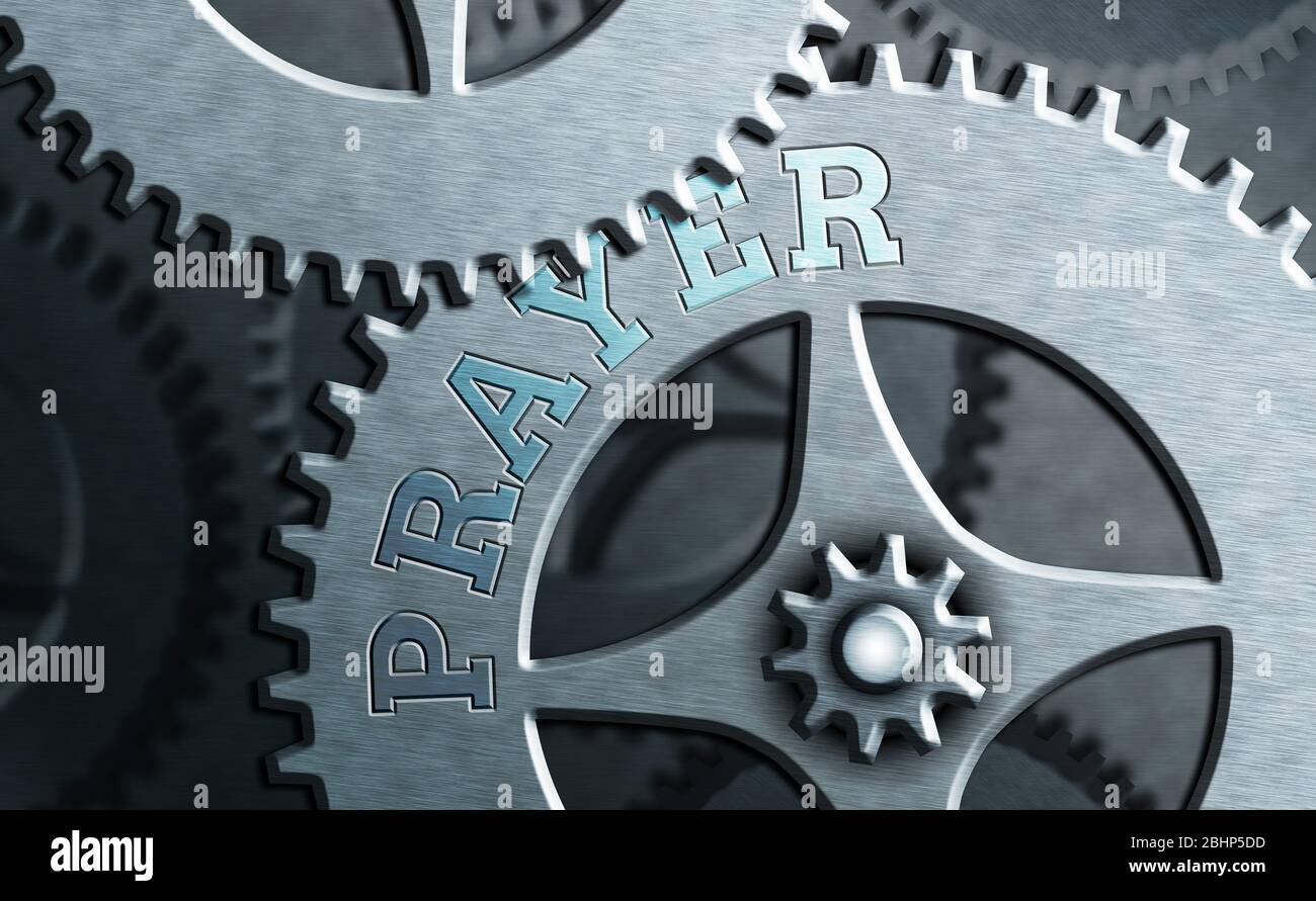 Conceptual hand writing showing Prayer. Concept meaning solemn request