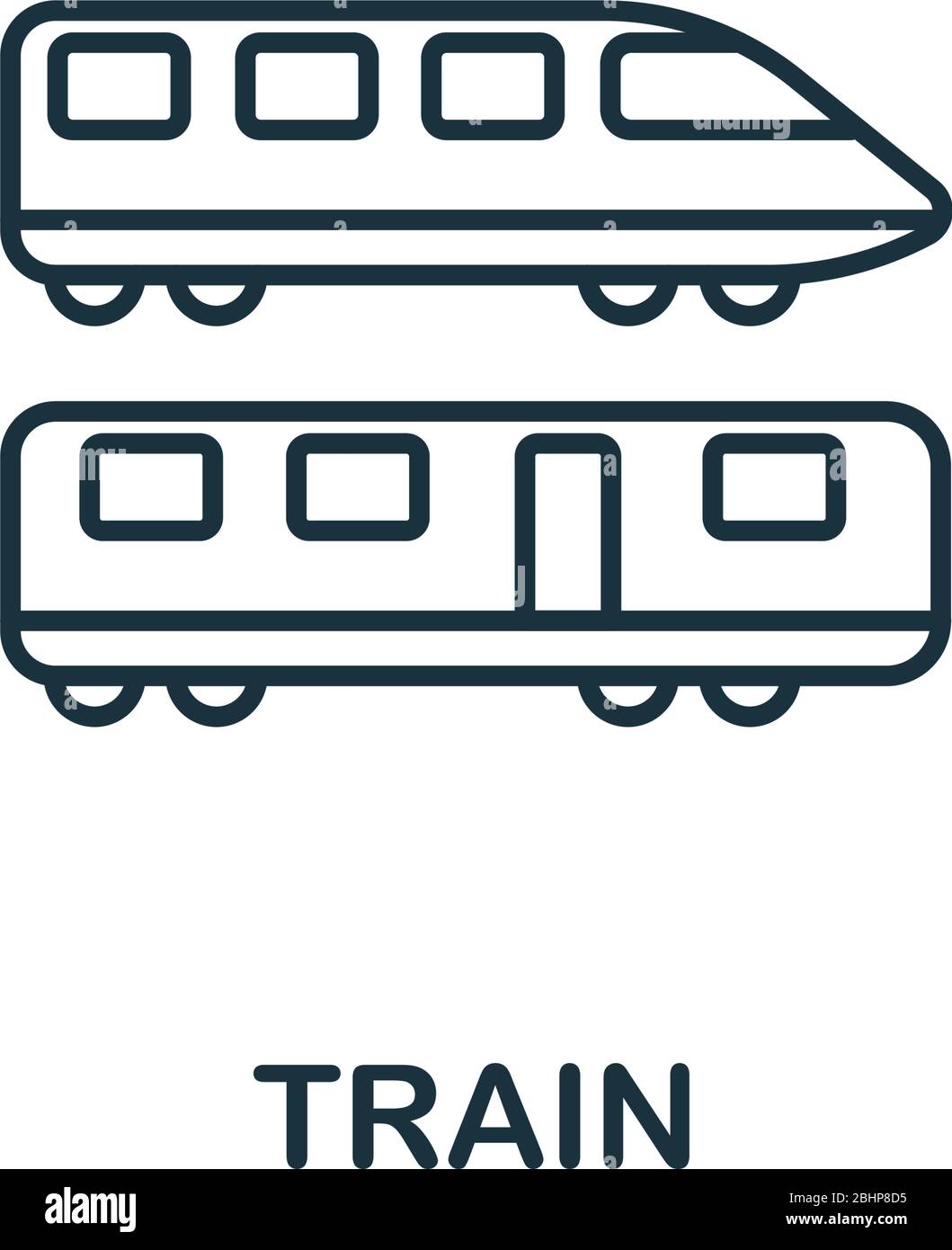 Train Icon Simple Line Element Train Symbol For Templates Web Design And Infographics Stock Vector Image Art Alamy Train Icon Simple Line Element Train Symbol For Templates Web Design And Infographics Stock Vector Image Art Alamy