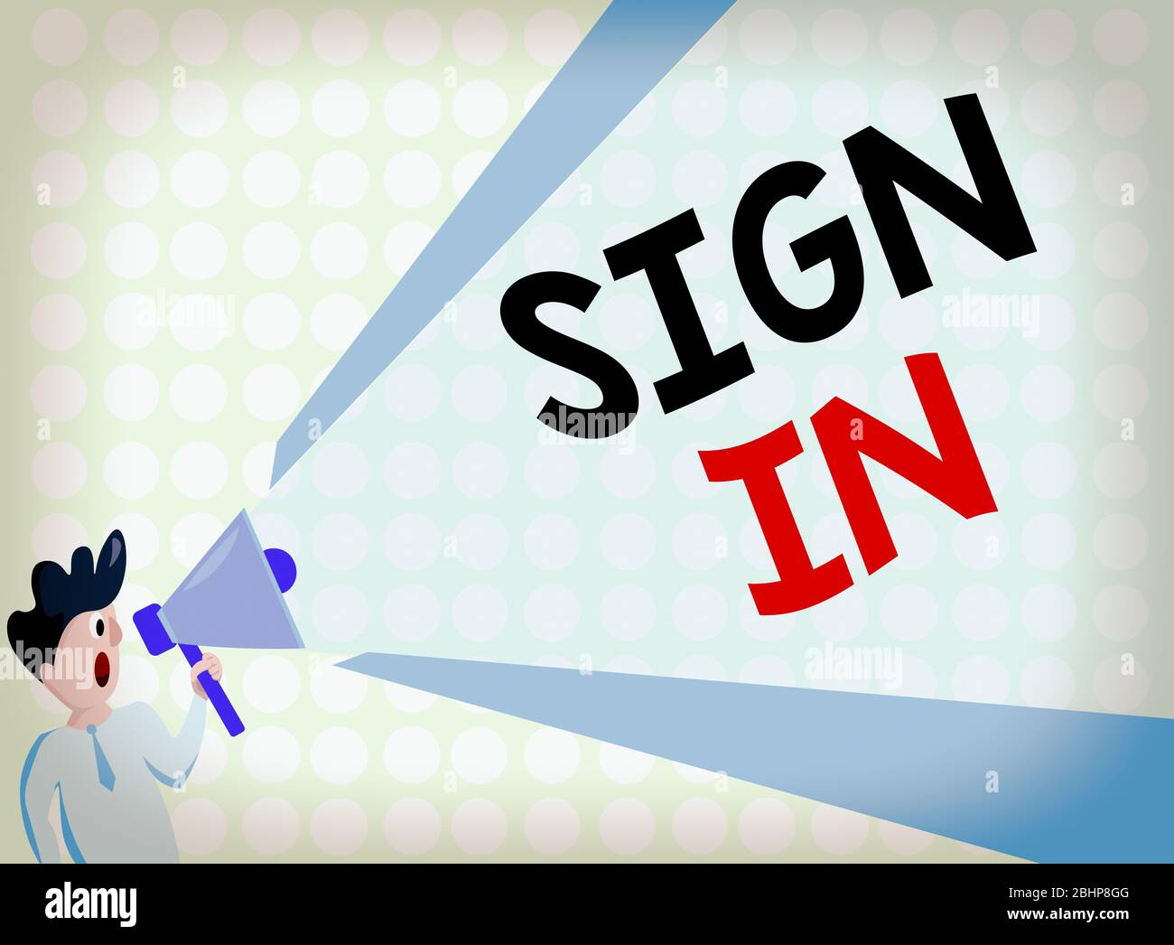 Sign Someone In Handwriting text Sign In. Conceptual photo to write your name on a form ...