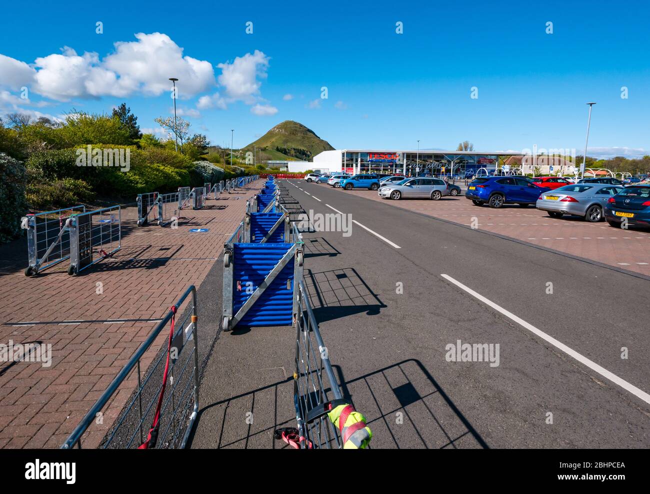 Tesco supermarket store car park hires stock photography and images