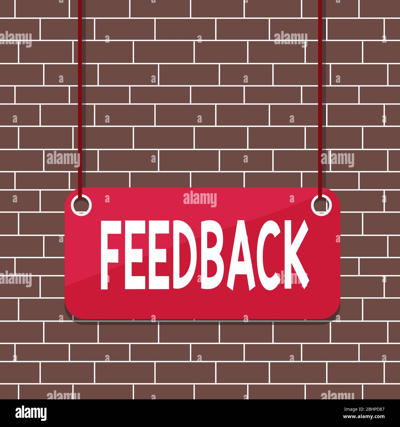 Text sign showing Feedback. Business photo text information about ...