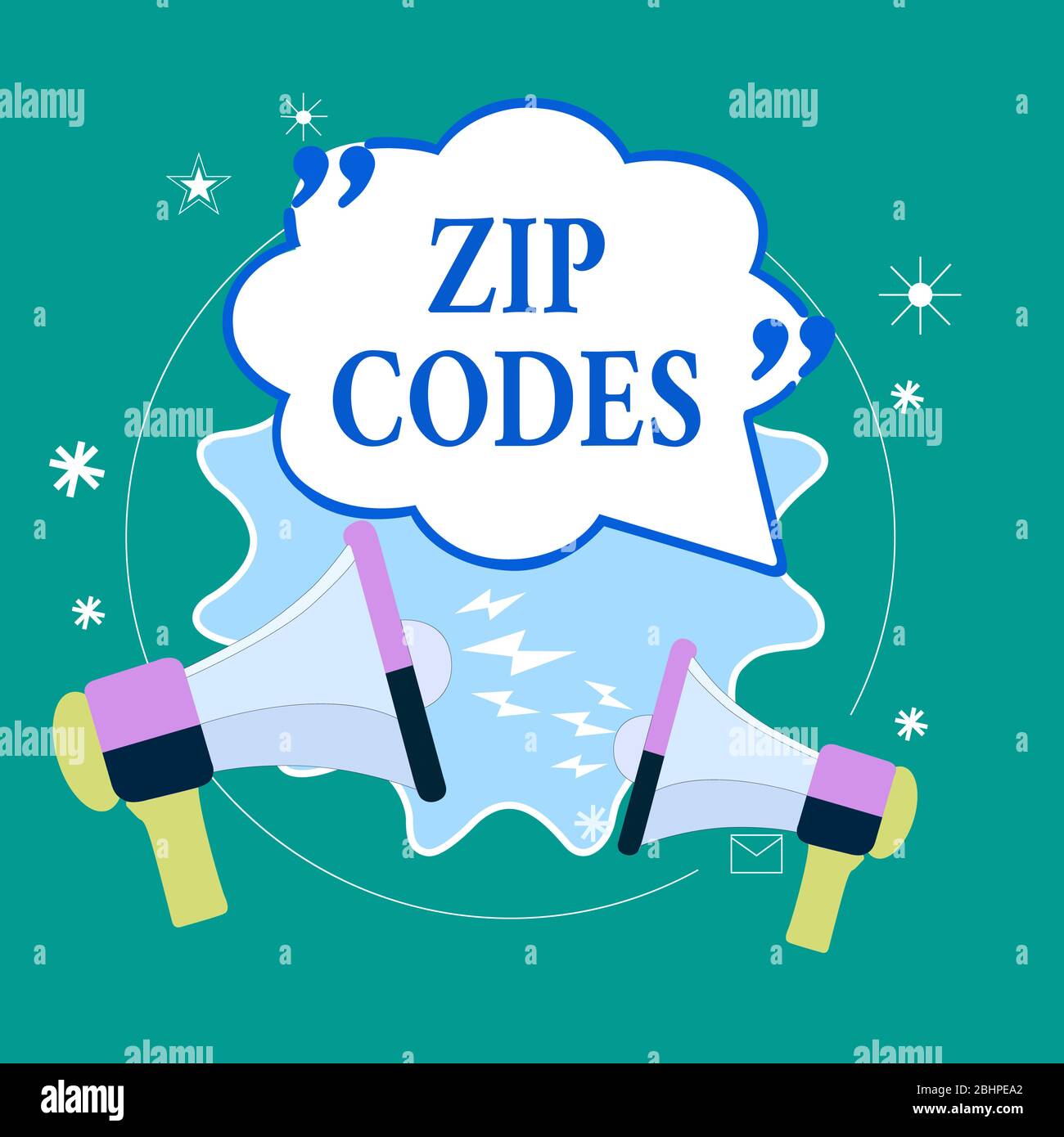 Text sign showing Zip Codes. Business photo showcasing numbers added to ...