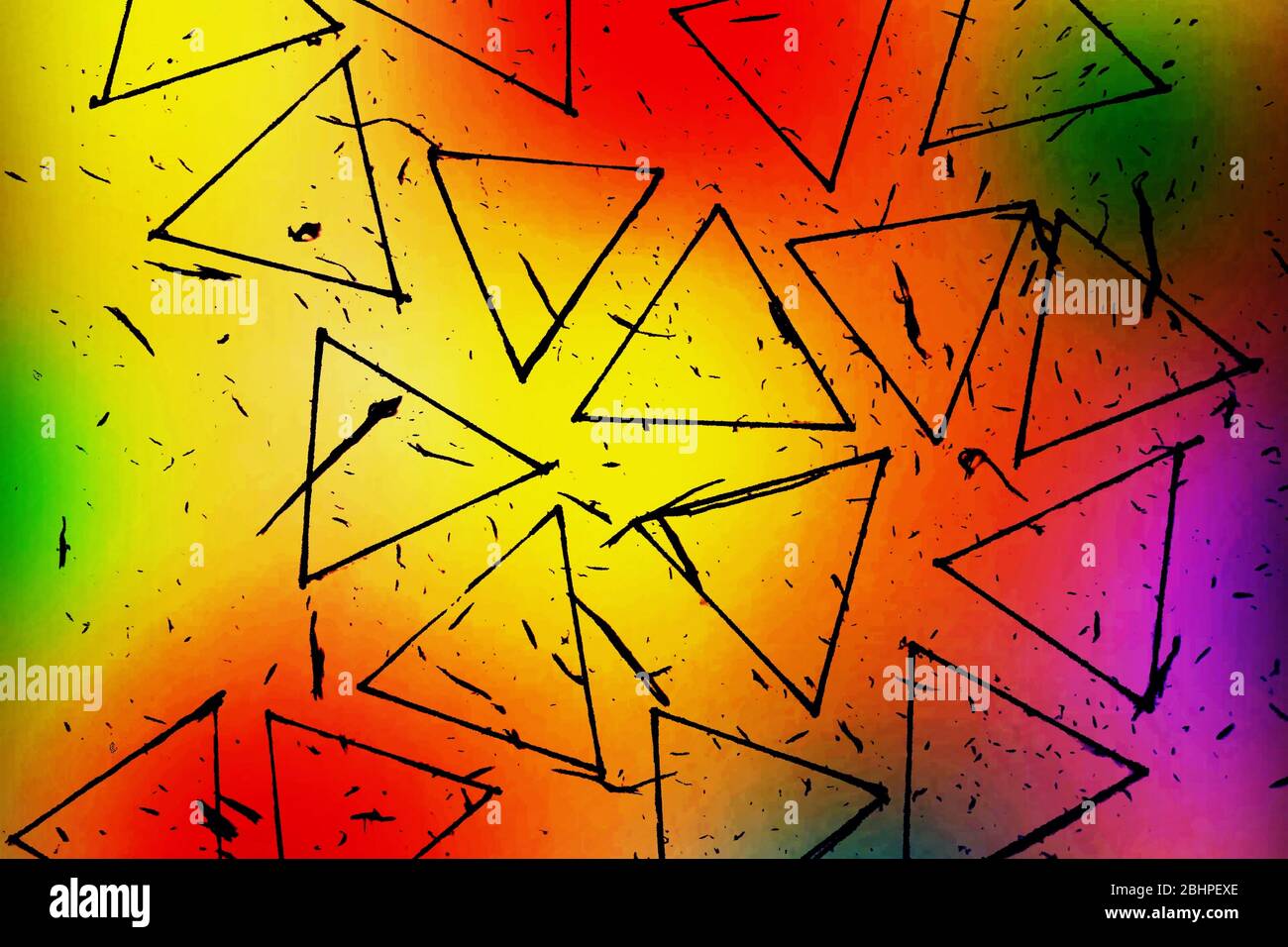 Triangel background hi-res stock photography and images - Alamy