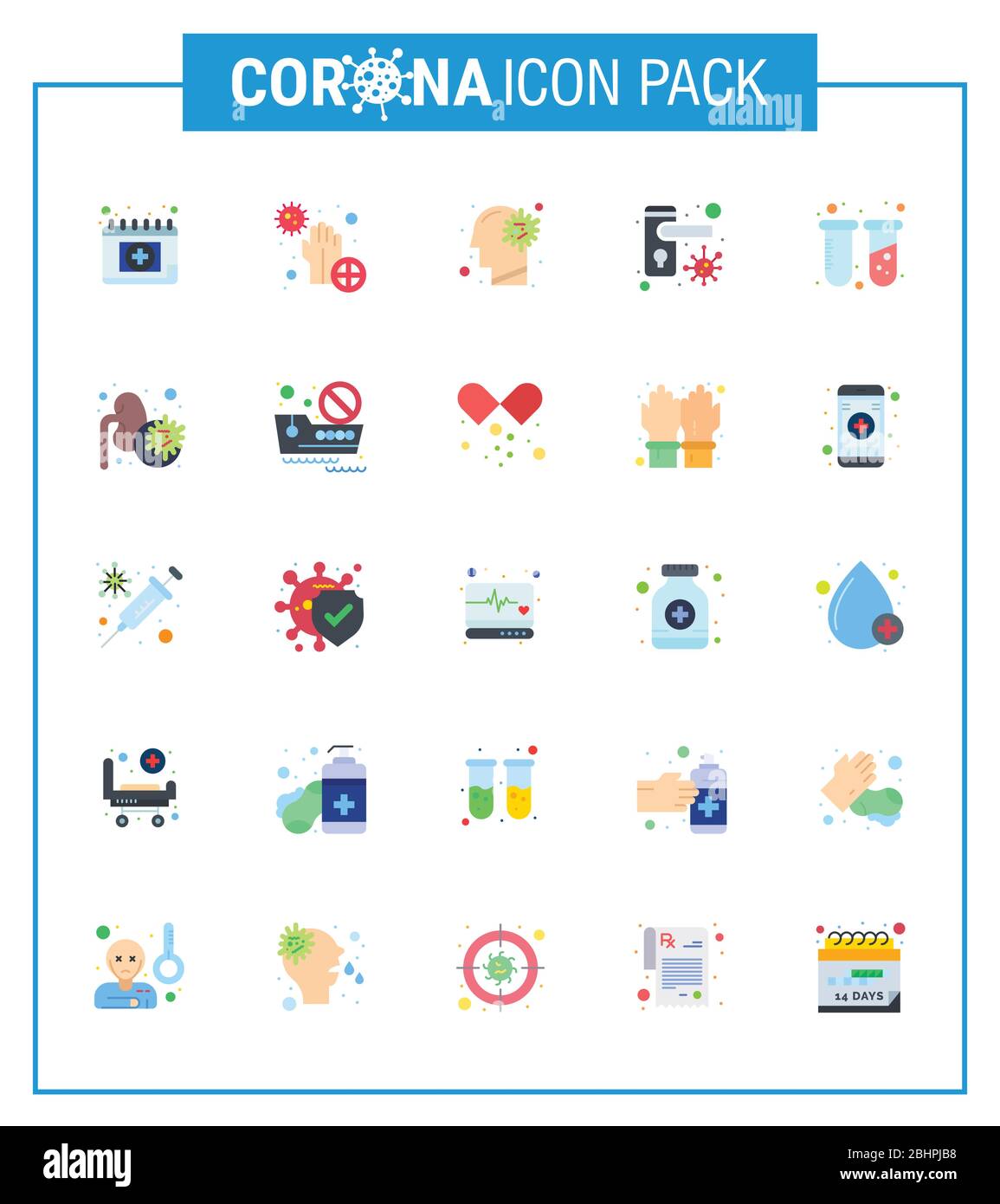 Coronavirus Precaution Tips icon for healthcare guidelines presentation