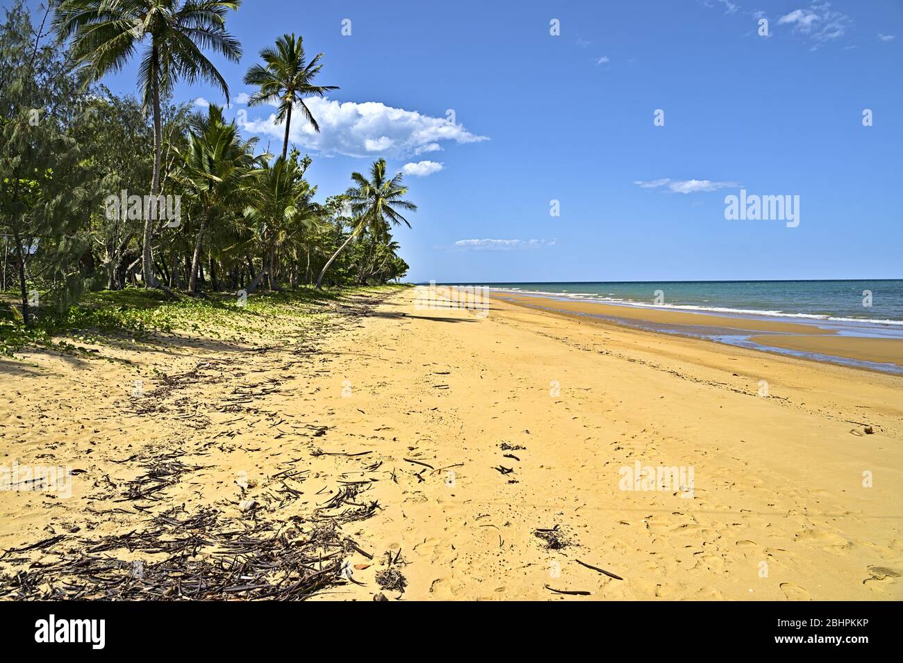 Trinity Beach on the East coast of Australia Stock Photo