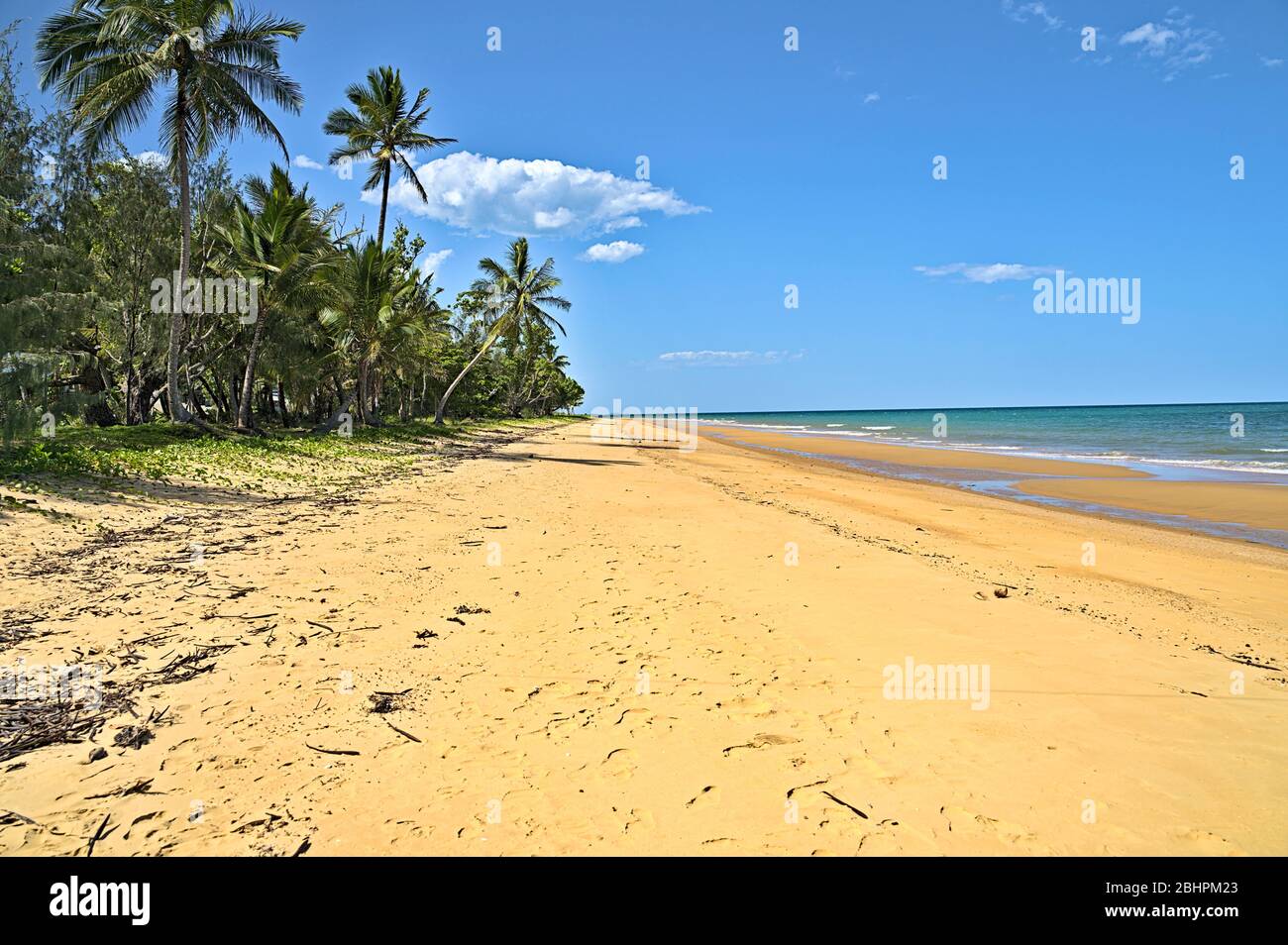 Trinity Beach on the East coast of Australia Stock Photo