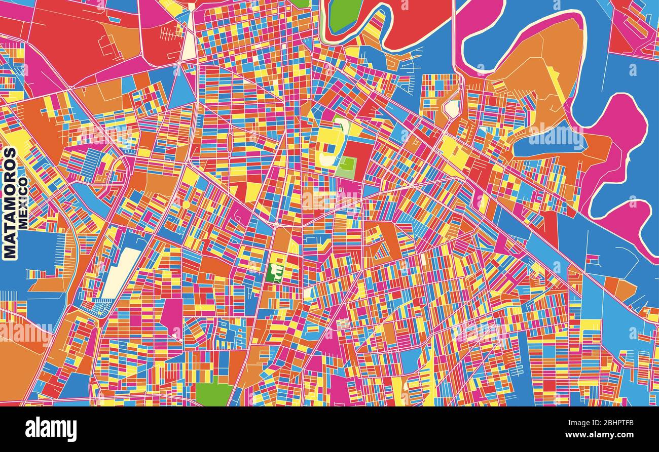 Map of matamoros hires stock photography and images Alamy