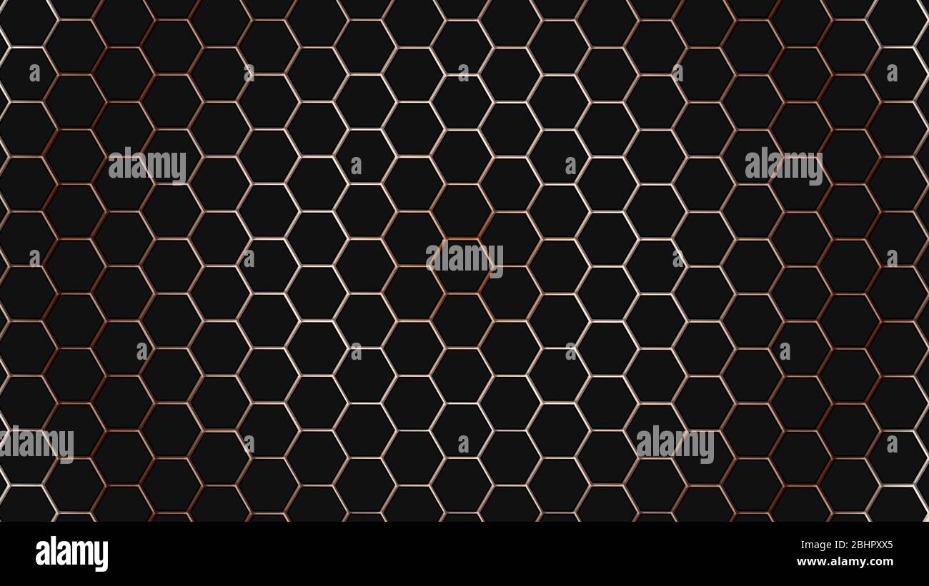 Colorfull hexagonal texture. Abstract background for design. Stock Photo