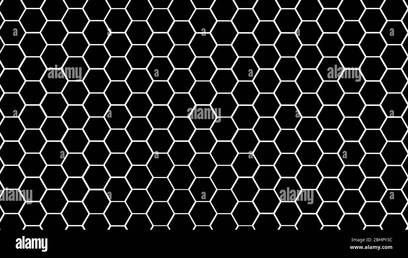 Black and white hexagonal texture. Abstract background for design Stock ...