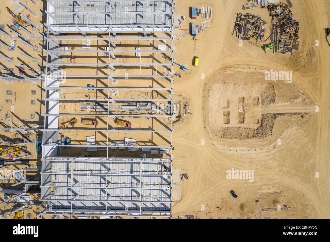 High above industrial factory aerial hi-res stock photography and ...