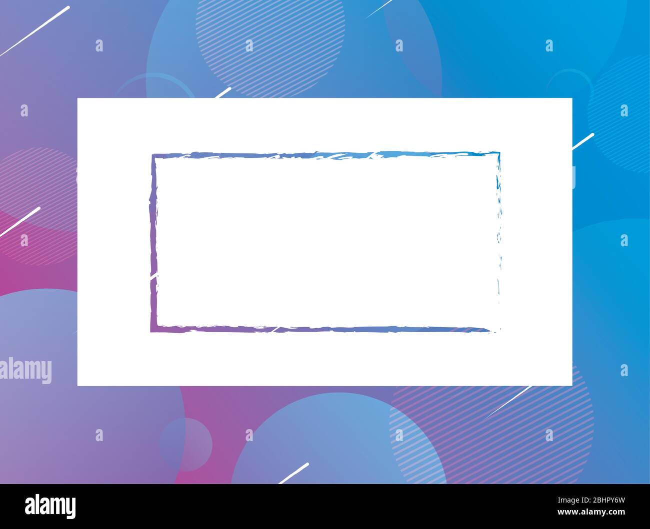 blue vibrant colors background square frame Stock Vector Image & Art ...