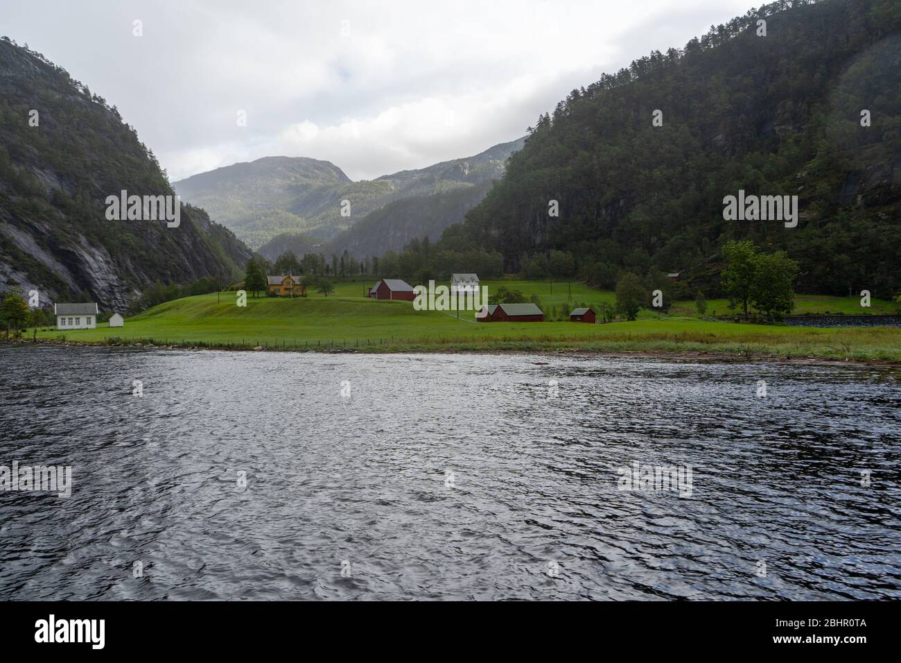Tiny Village Which Is Called Mo In Norway Scandinavia Beautiful Nature Of North Europe Stock Photo Alamy