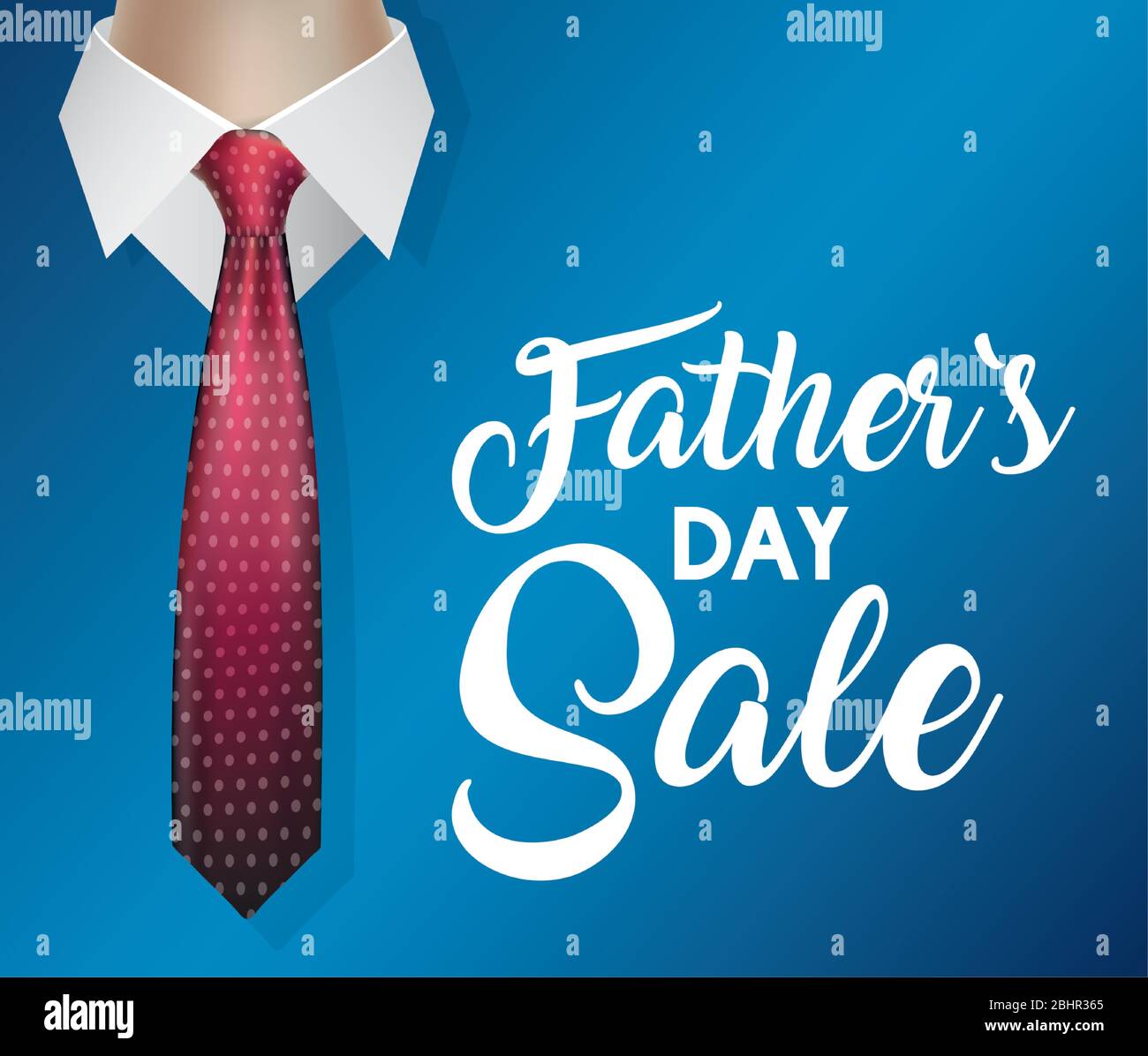 happy fathers day card with neck tie Stock Vector Image & Art - Alamy