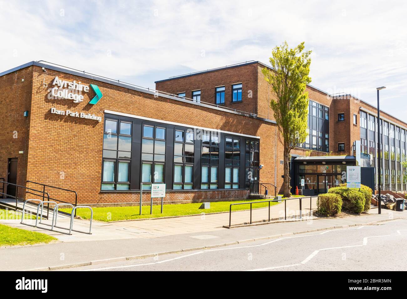 Ayrshire college, dean park Building, Ayr, Ayrshire, Scotland, UK Stock