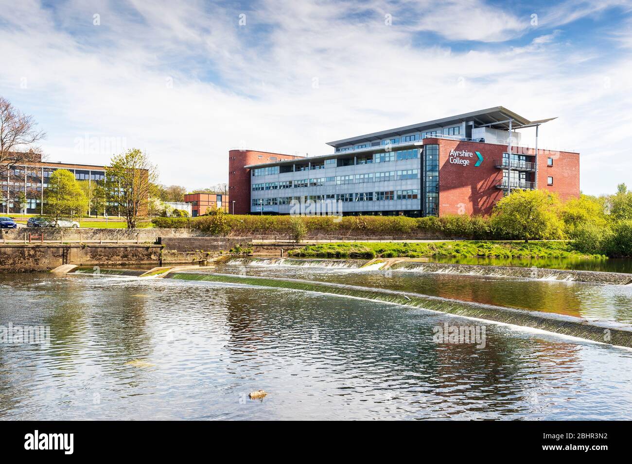 Ayrshire college, Ayr, Ayrshire, Scotland, UK Stock Photo