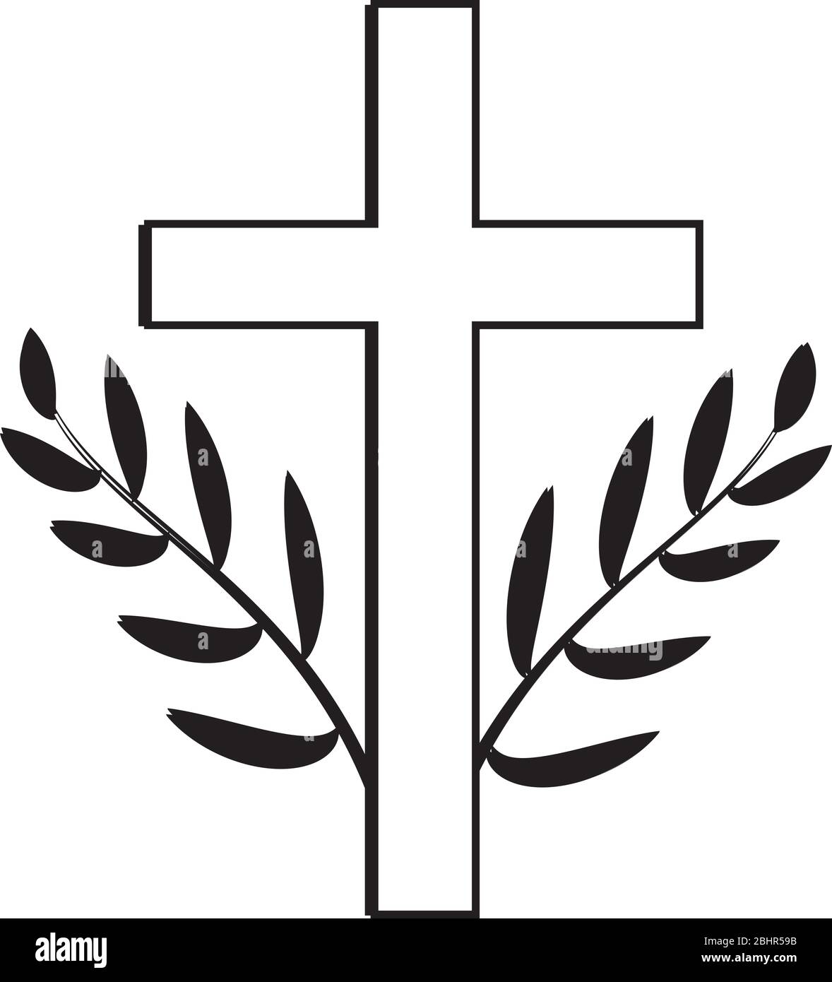 Death Symbol White Christian Cross With Twigs Stock Photo Alamy Death Symbol White Christian Cross With Twigs Stock Photo Alamy