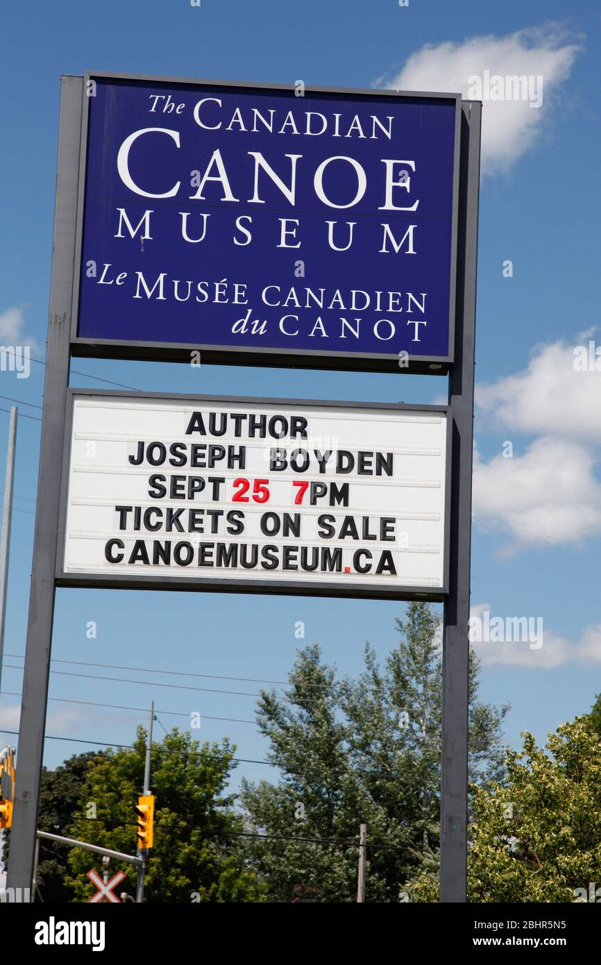 The Canadian Canoe Museum In Peterborough; Ontario; Canada; North