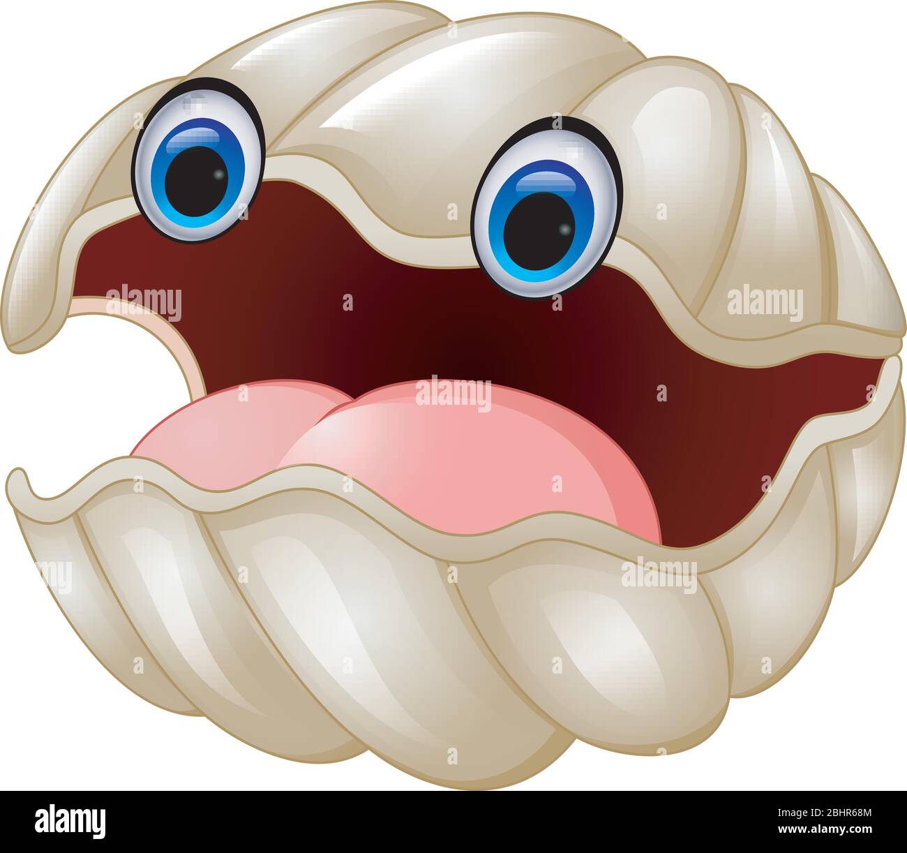 Cartoon illustration of oyster Stock Vector Image & Art Alamy