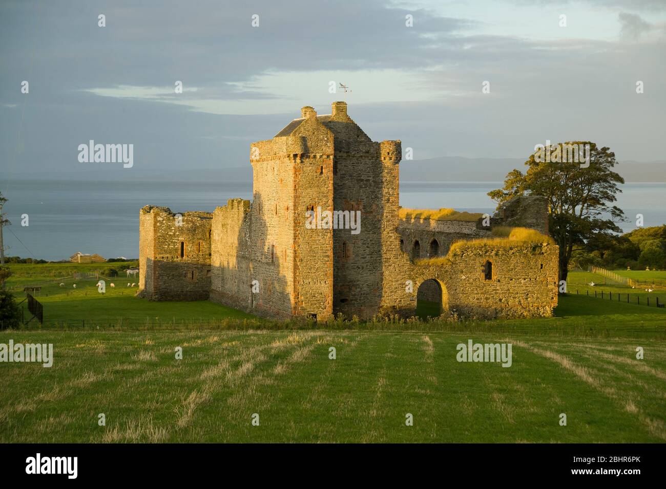 Skipness Castle, Kintyre, Argyll Stock Photo