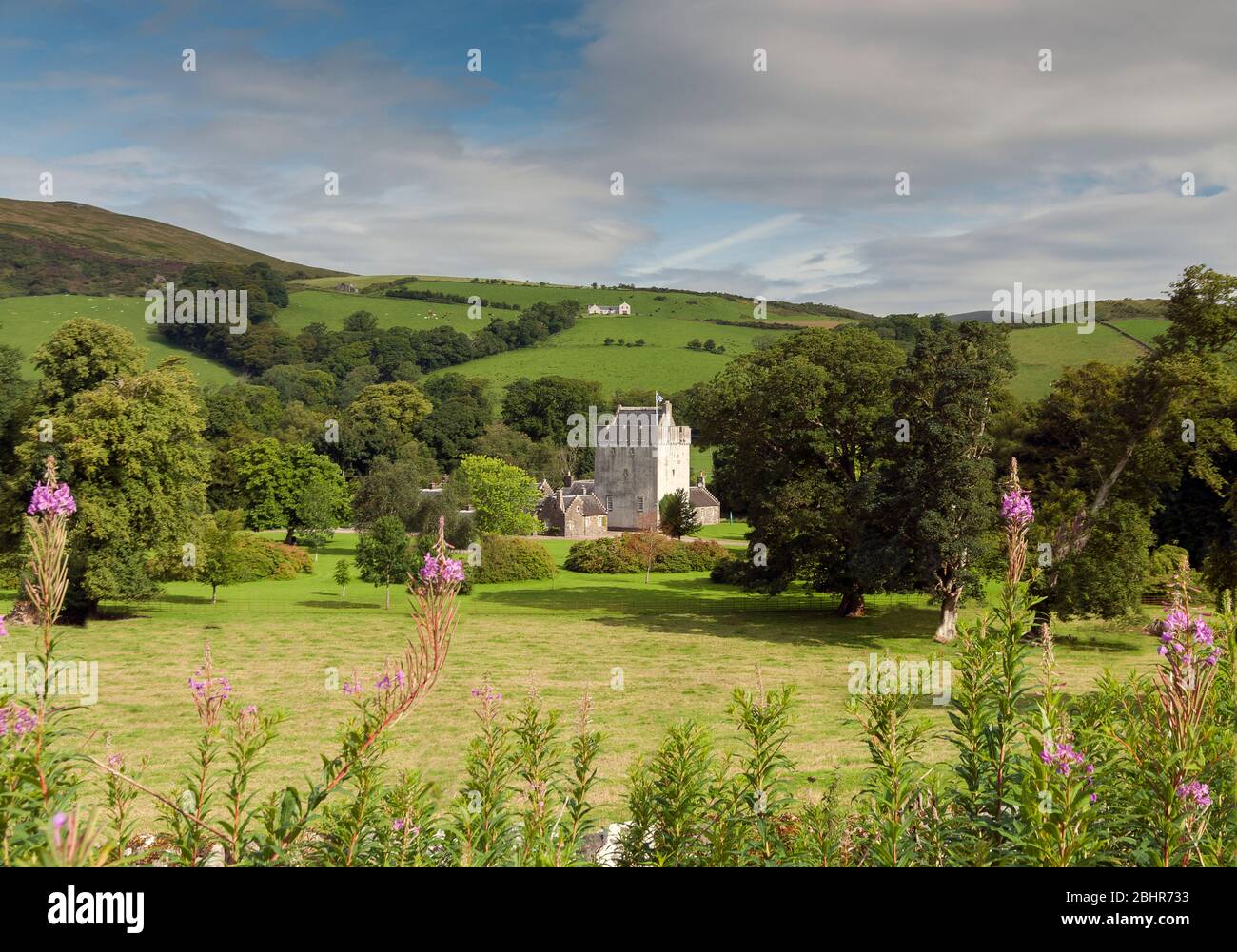 Canmore Tower House, Rothesay, Bute Stock Photo