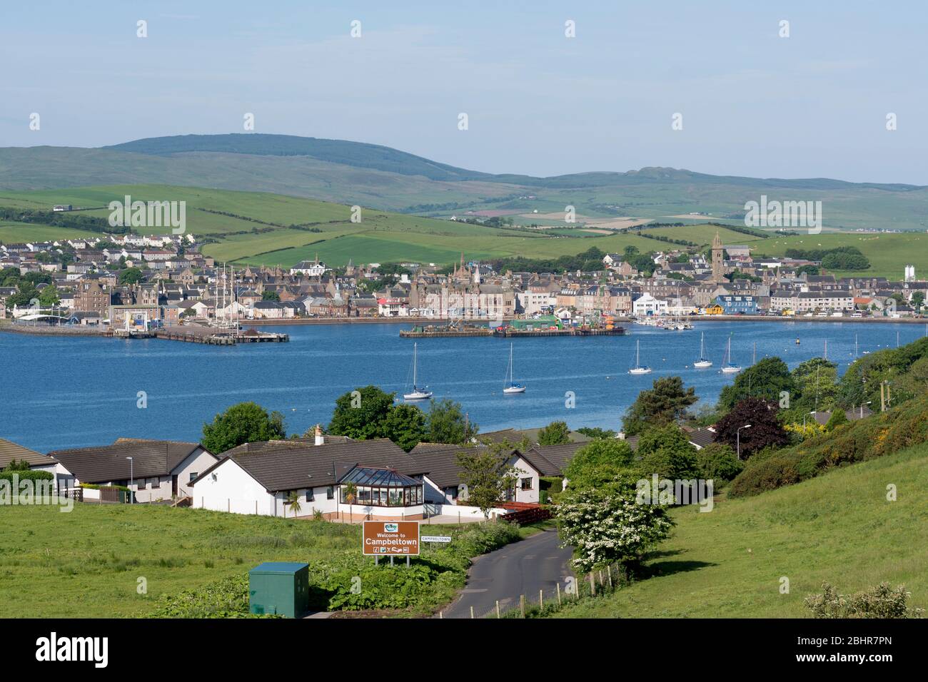 Port of Campbeltown, Kintyre, Argyll Stock Photo Alamy