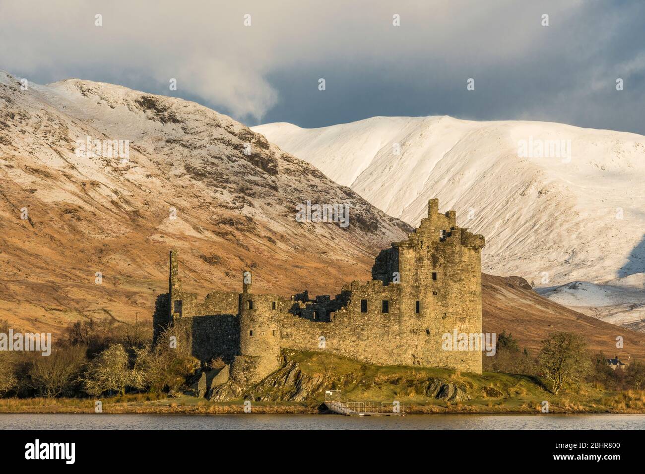 Klchurn Castle. Loch Awe, Argyll Stock Photo