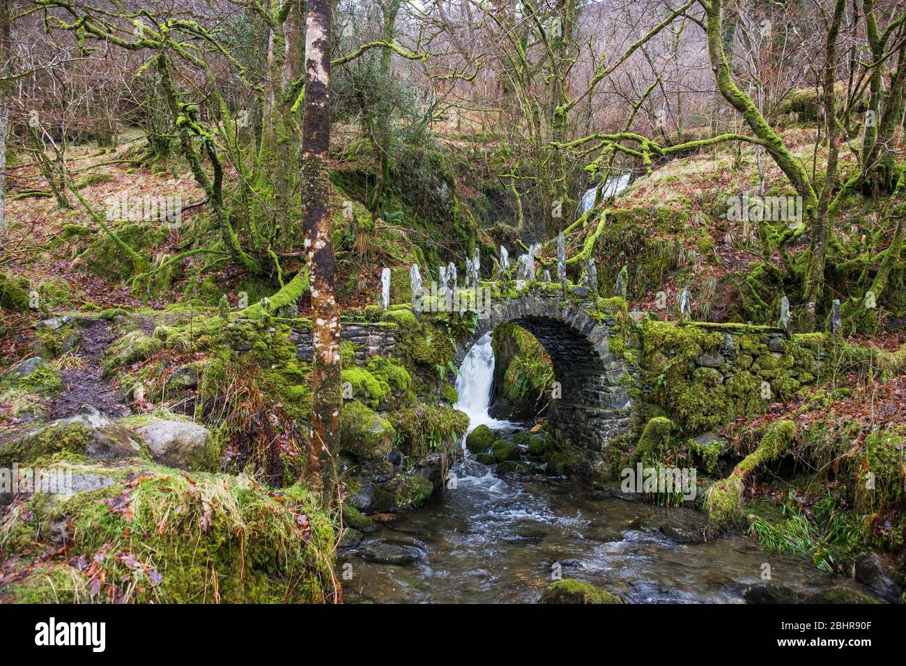 The Fairy Bridge, Invercreran, Argyll Stock Photo