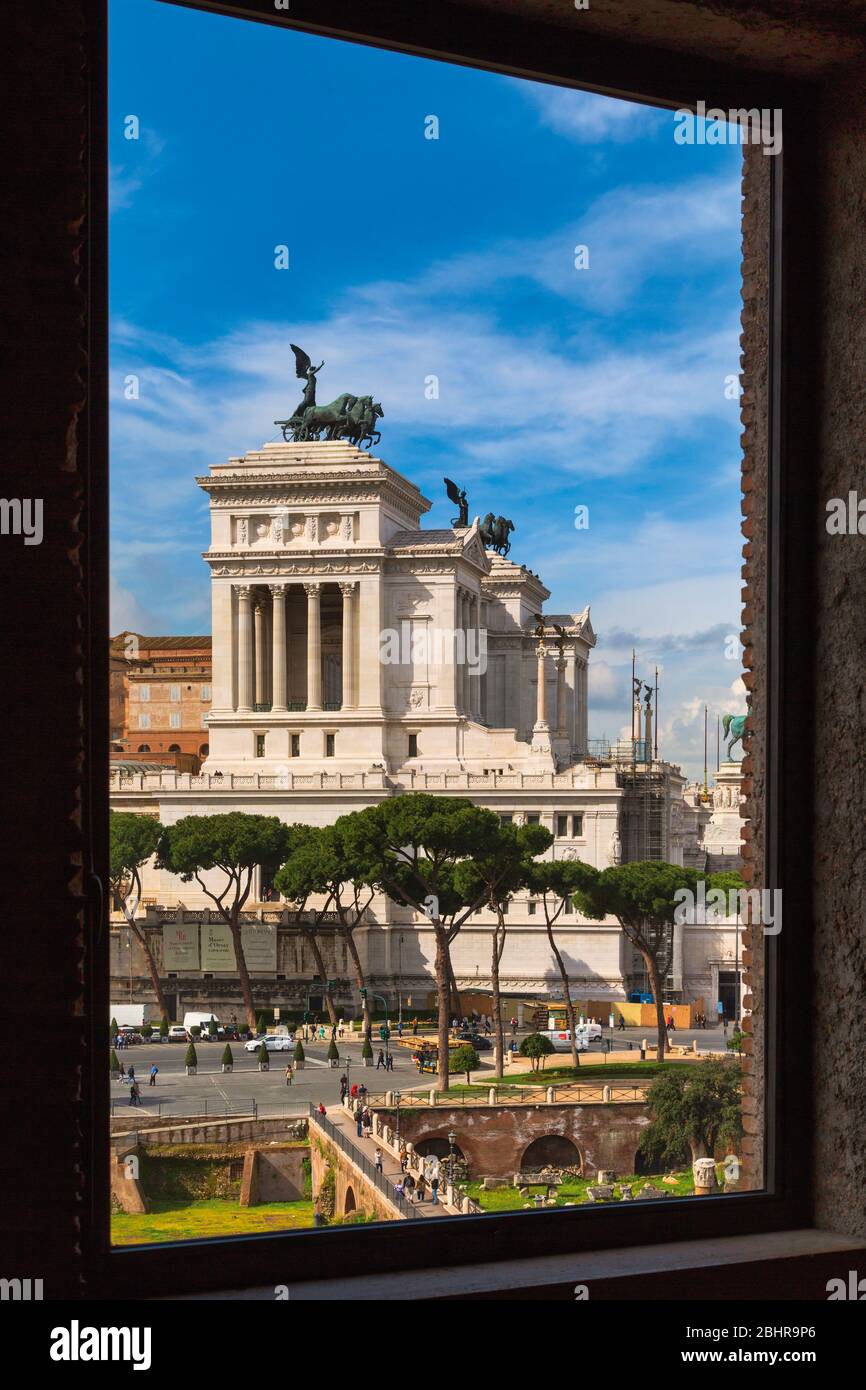 Vittorio Rome Rome, Italy. Monument to Vittorio Emanuele II, also known as the ...