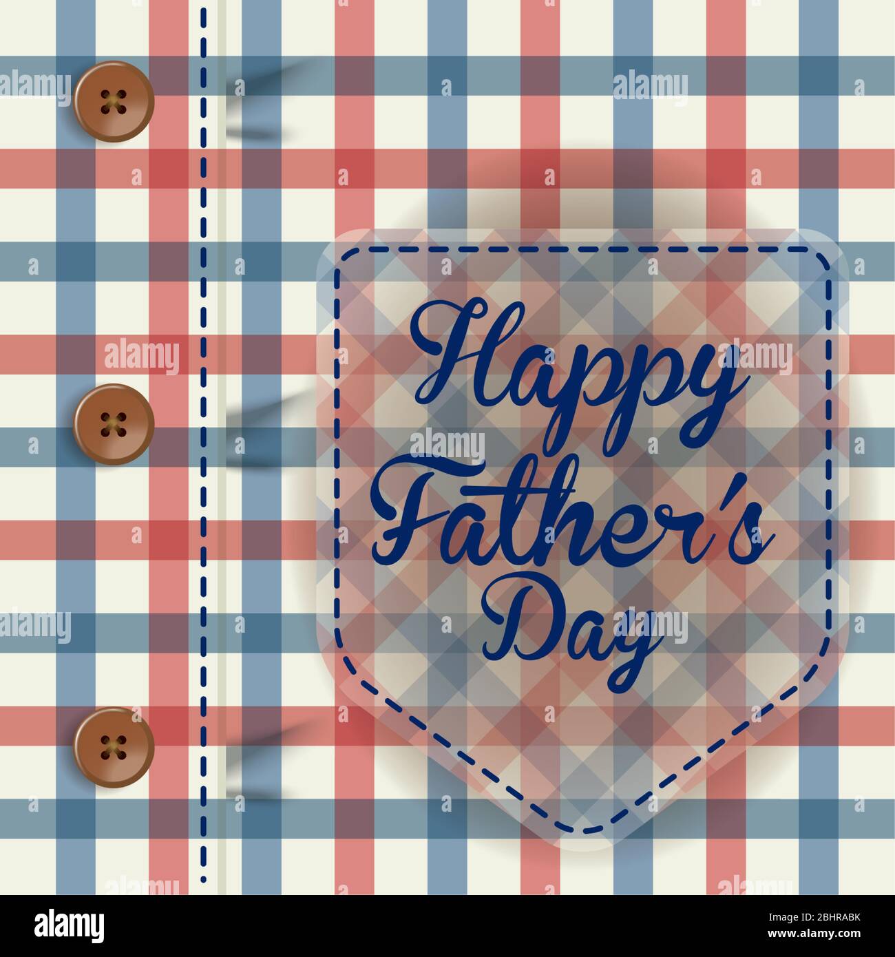 happy fathers day card with male shirt Stock Vector Image & Art - Alamy