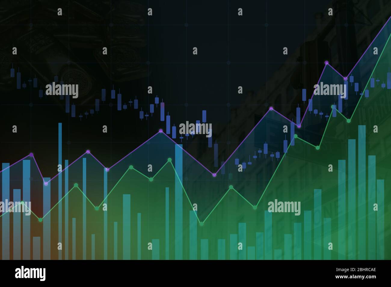 candlestick graph for stocks