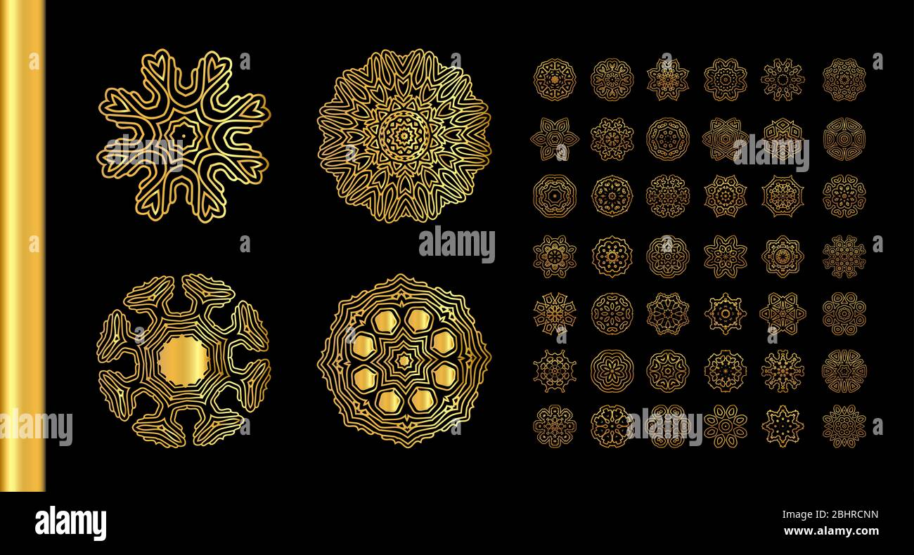 Vintage pattern in Eastern style. Hand drawn ornate flower Stock Photo ...