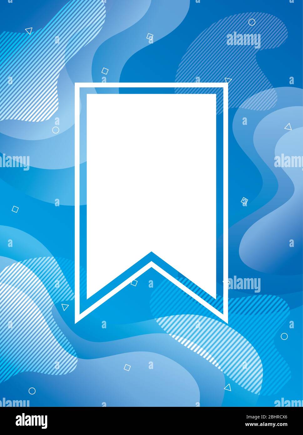 blue vibrant colors background with tape frame Stock Vector Image & Art ...