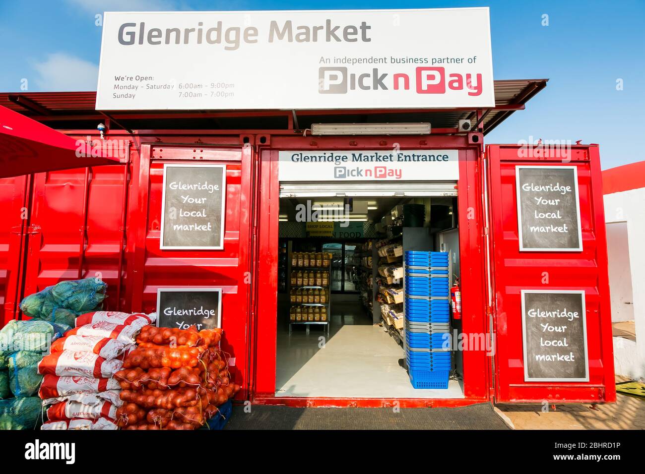 Soweto, South Africa February 15, 2017 Entrance at local Pick n Pay
