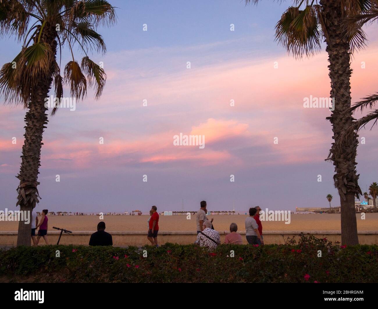 Playa de Valencia. Comunidad Valenciana. España Stock Photo