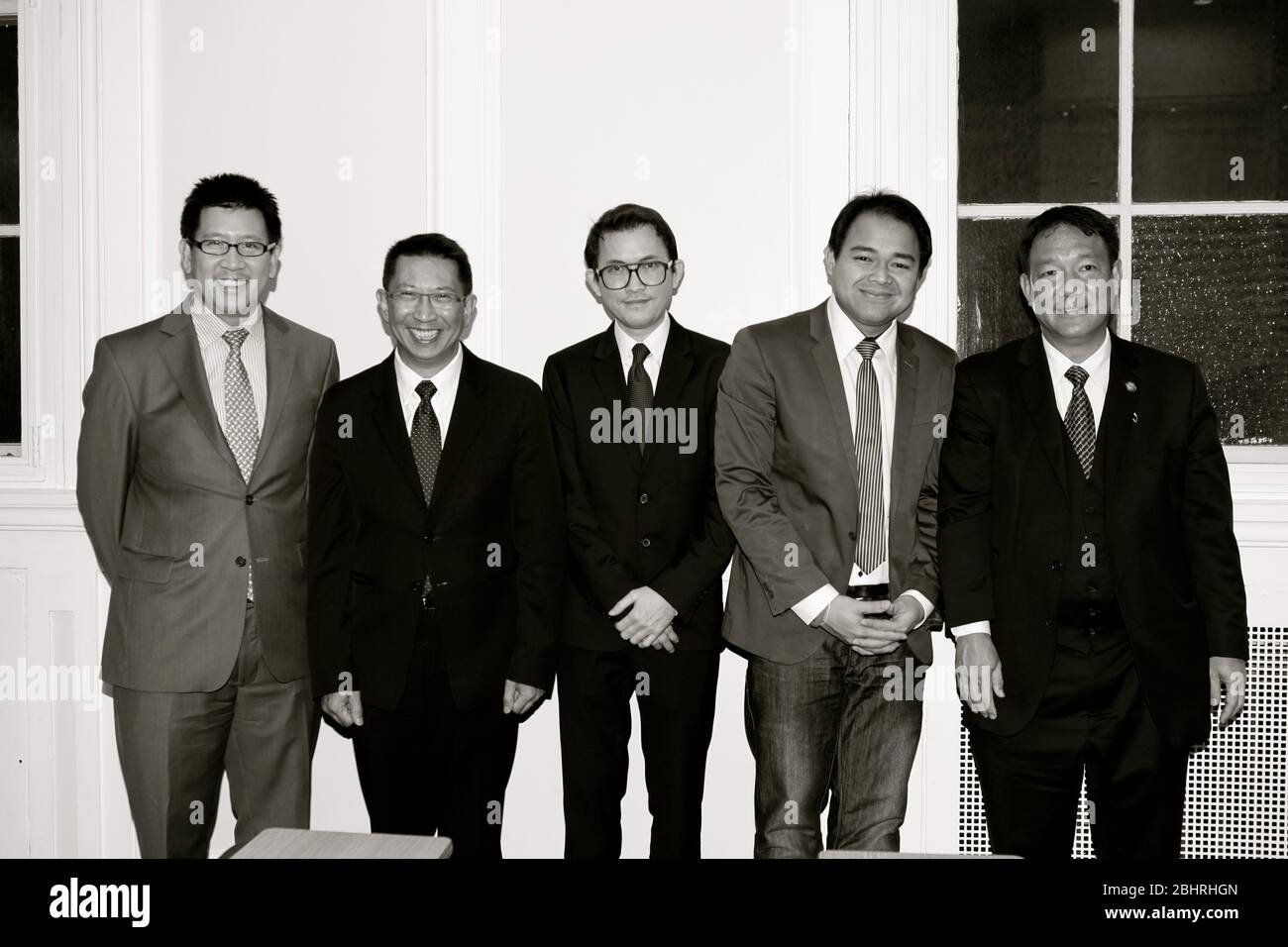 During November 2012 . Her Excellency Ms .Yingluck Shinawatra , Prime Minister of the Kingdom of Thailand , paid an official visit to the United Kigdom .invited by PM David Cameron . the Thai PM was accompanied by key members of the Thai Cabinet . On the 13 November the Thai PM had an audience with the Queen . On the 14 th November the two PM exchanged views on various matters of mutual interest , bilaterally ,regionally and globally. To the end of this meeting , both leaders have agreed to the establishment of a Strategic Dialogue and agreed a new mechanism beneficial for both countries .. Stock Photo