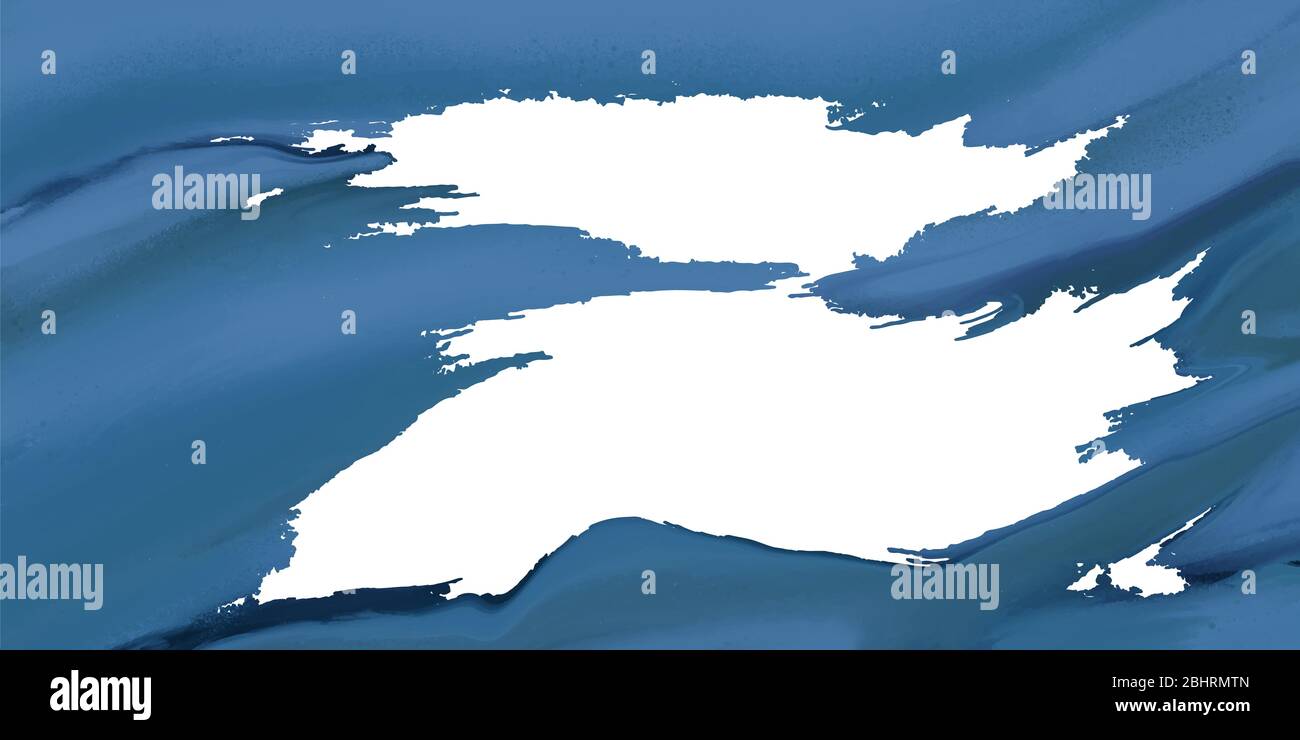 Vector abstract marble texture blue color Fluid design background Stock ...
