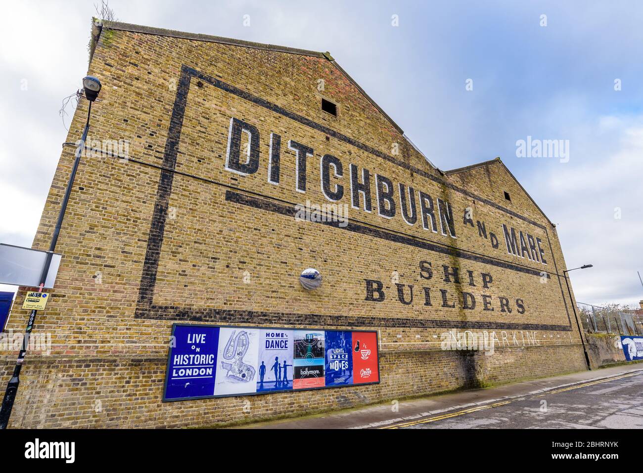 Old abandoned building used by The Thames Ironworks and Shipbuilding