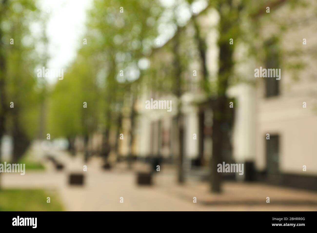 Blurred background outdoor street scene hi-res stock photography and ...
