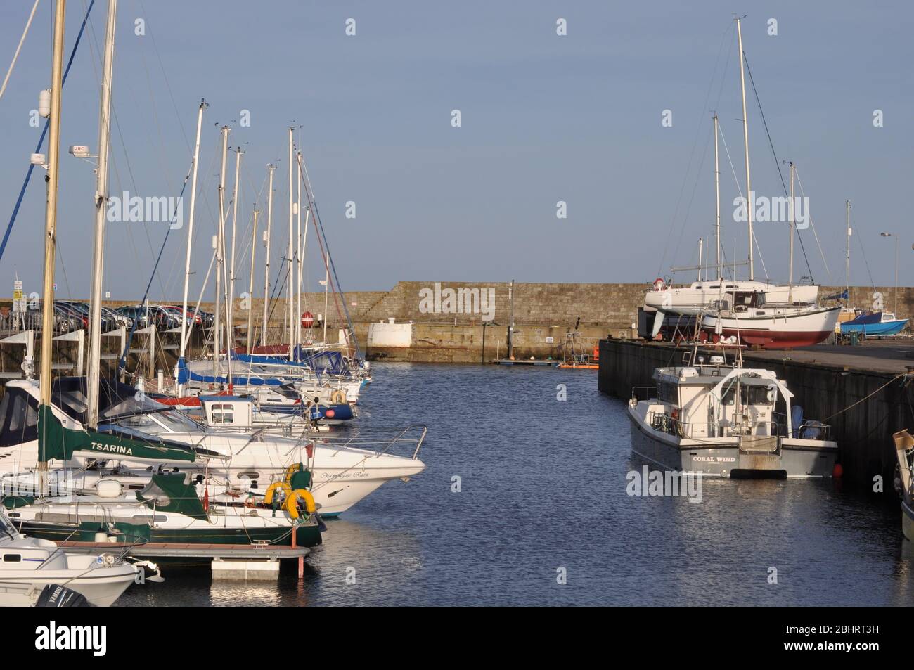 Boats Moored in the Lossiemouth Marina, Moray, Scotland Stock Photo Alamy