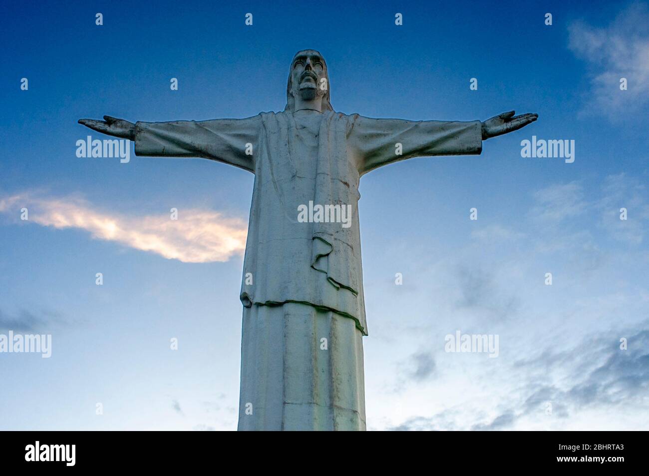 The Statue of Christ the King in Santiago de Cali in the Cauca Valley, Colombia, South America