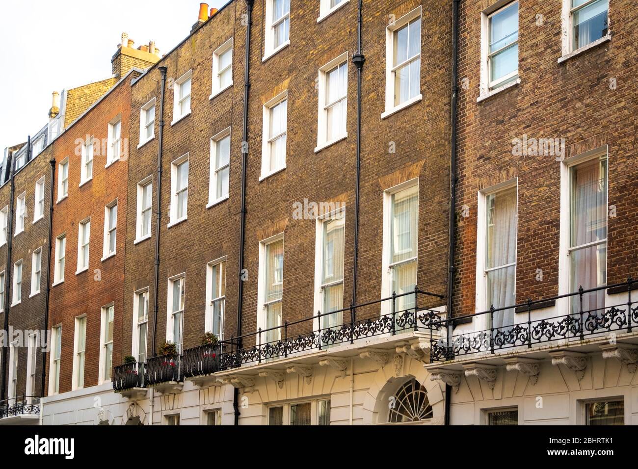 Attractive properties in Marylebone, London Stock Photo Alamy