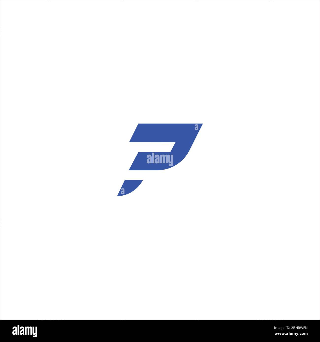 Initial letter fp logo or pf logo vector design templates Stock Vector ...