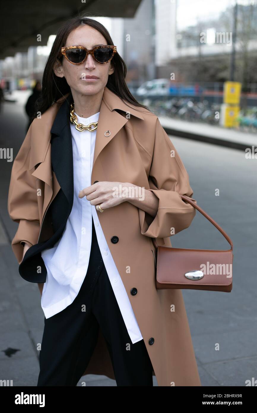 Lou Lou de Saison  attending the Coperni show during Paris  Fashion Week Feb 25,2020- Photo: Runway Manhattan/Valentina Ranieri  ***For Editorial Use Stock Photo