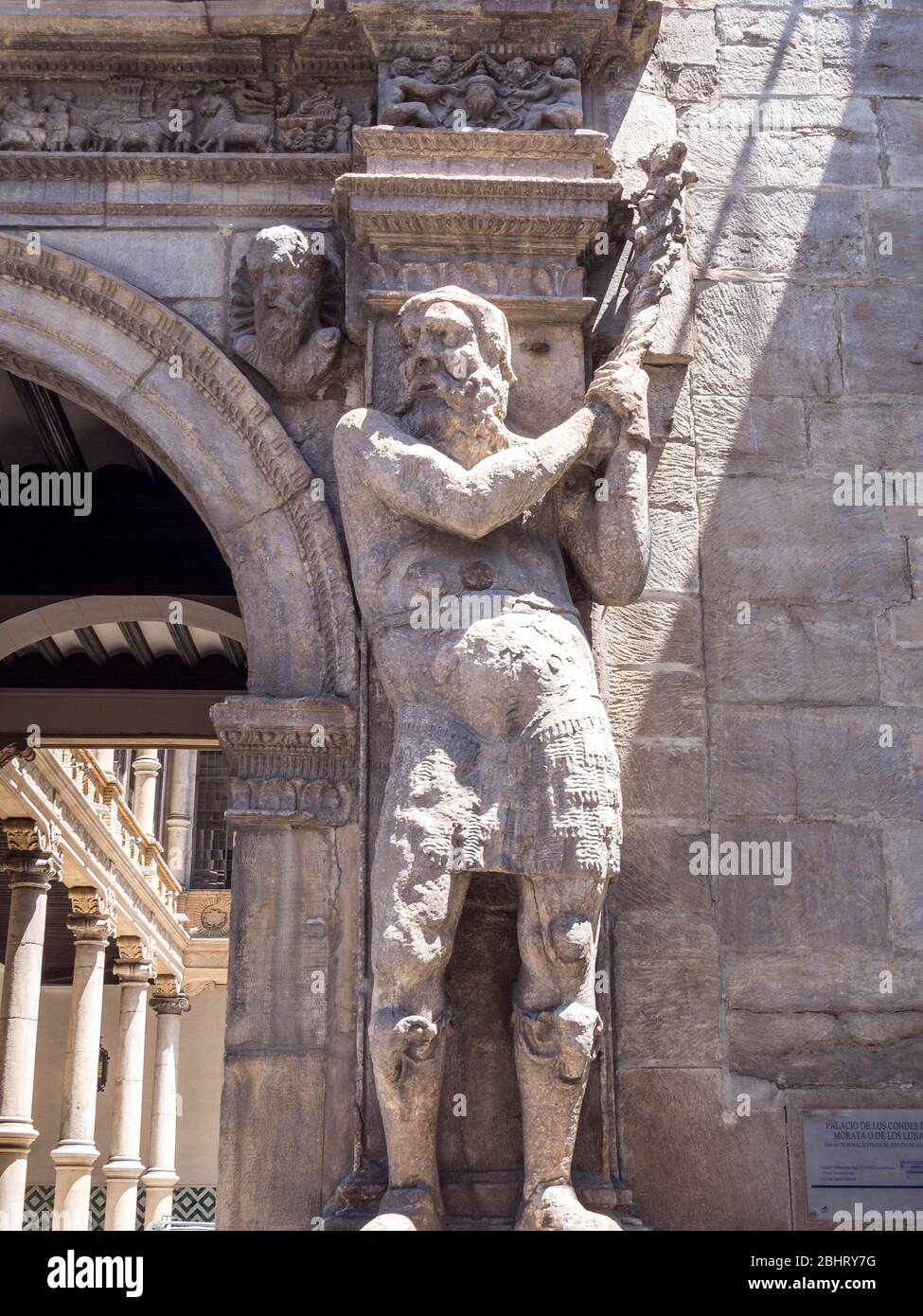 Palacio de los Luna. Zaragoza. Aragón. España Stock Photo Alamy