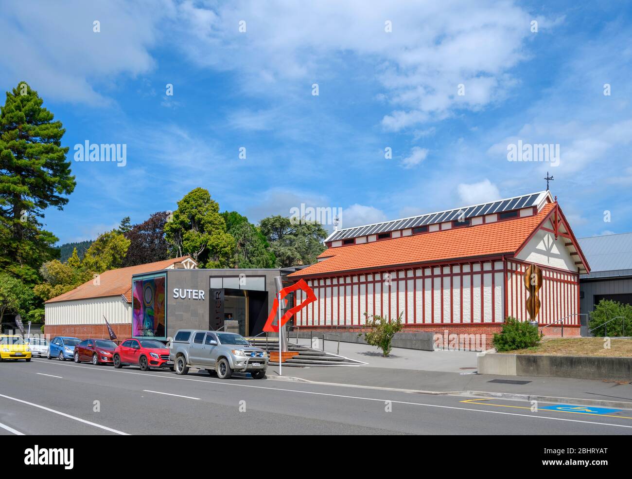 The Suter Art Gallery, Queens Gardens, Bridge Street, Nelson, South Island,  New Zealand Stock Photo - Alamy