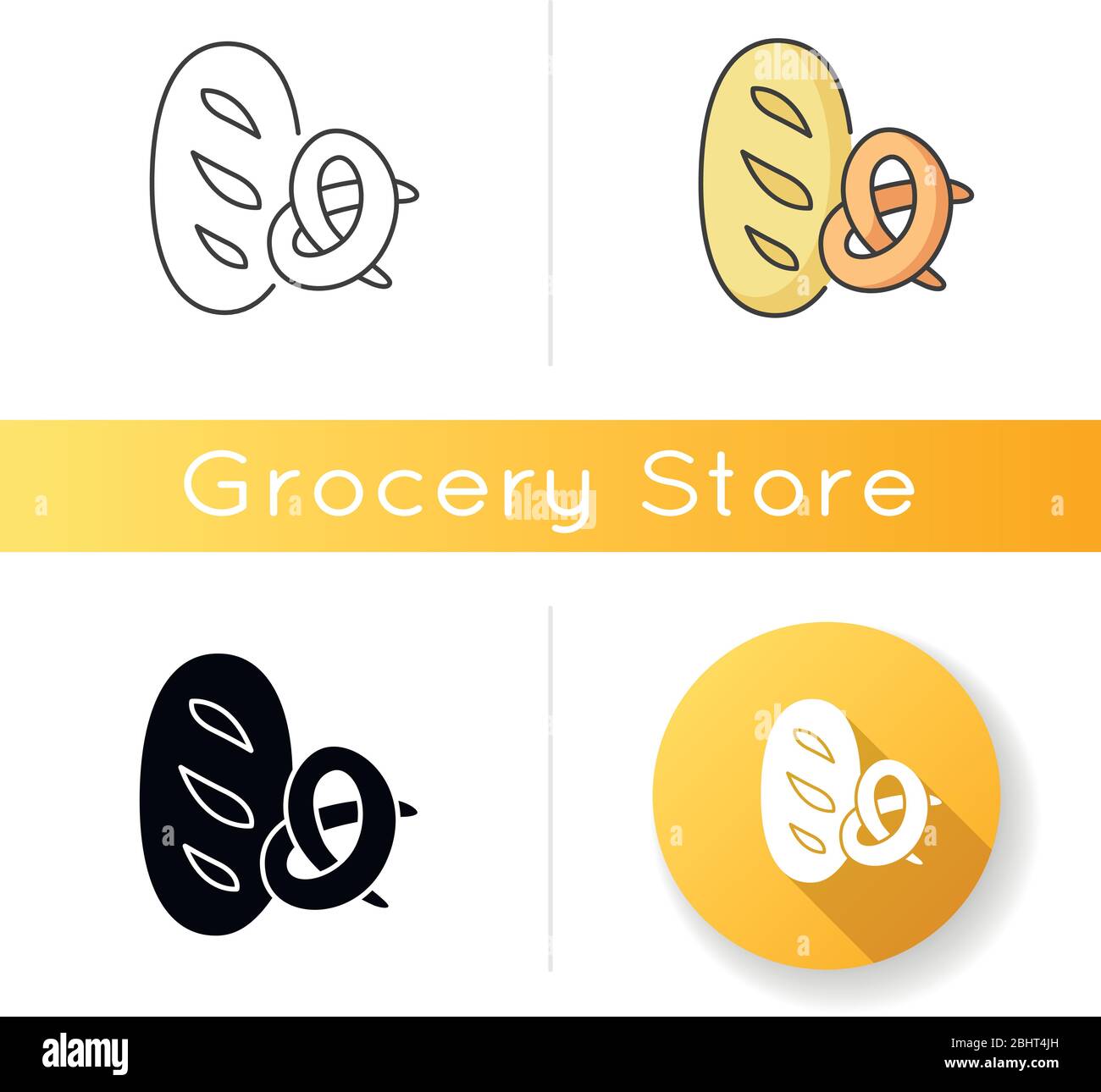 Bread and bakery icon Stock Vector Image & Art - Alamy