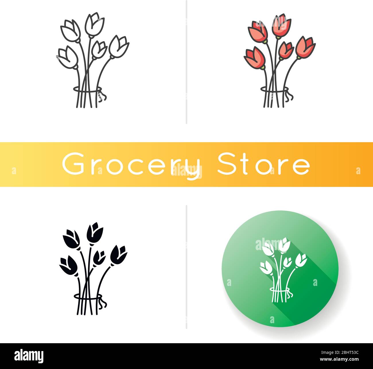 Flowers icon Stock Vector