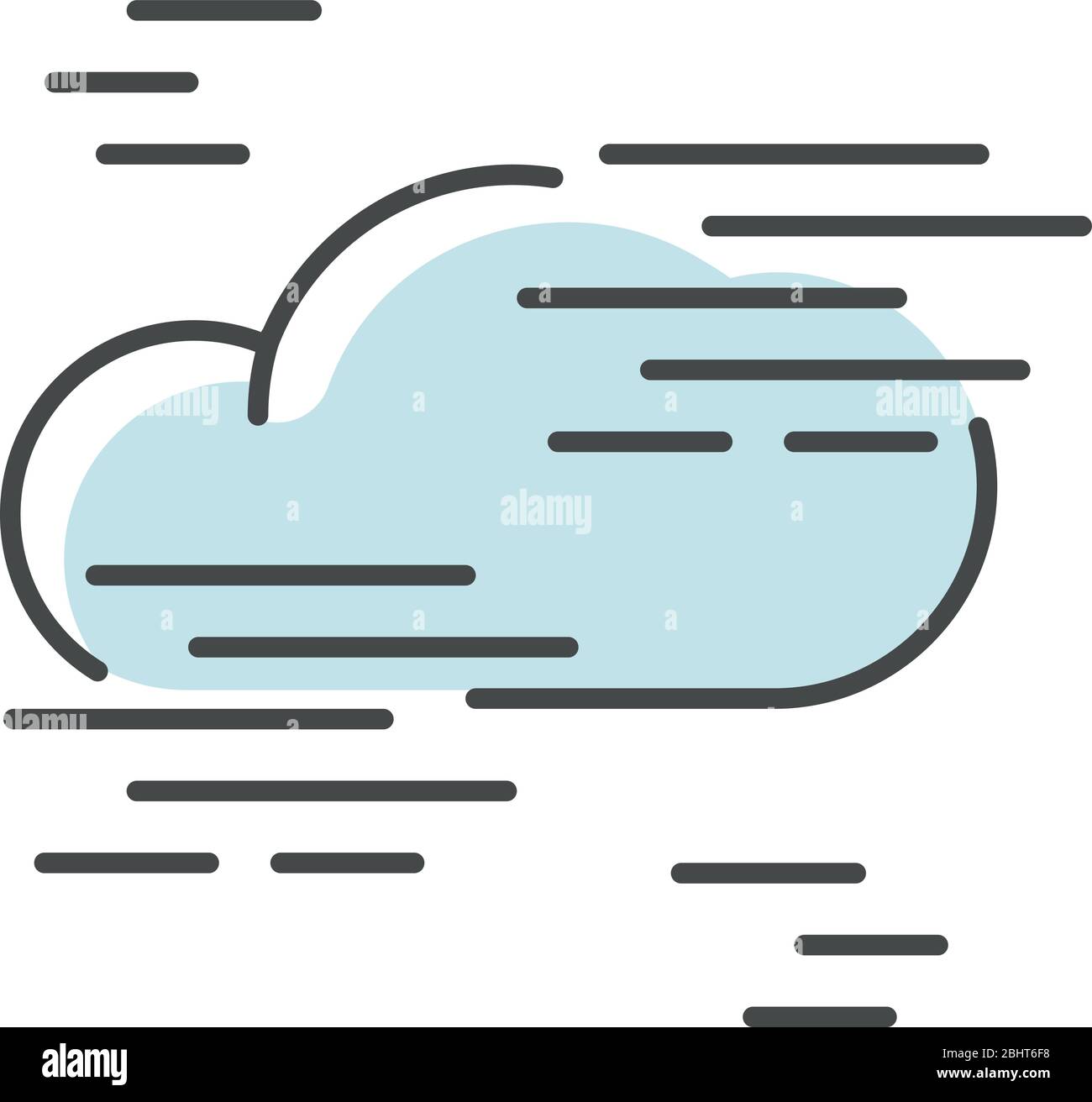 Fog blue RGB color icon Stock Vector Image & Art - Alamy